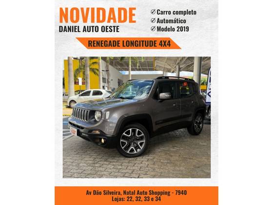 JEEP RENEGADE 2.0 16V TURBO DIESEL LONGITUDE 4P 4X4 AUTOMÁTICO JEEP RENEGADE 2.0 16V TURBO DIESEL LONGITUDE 4P 4X4 AUTOMÁTICO